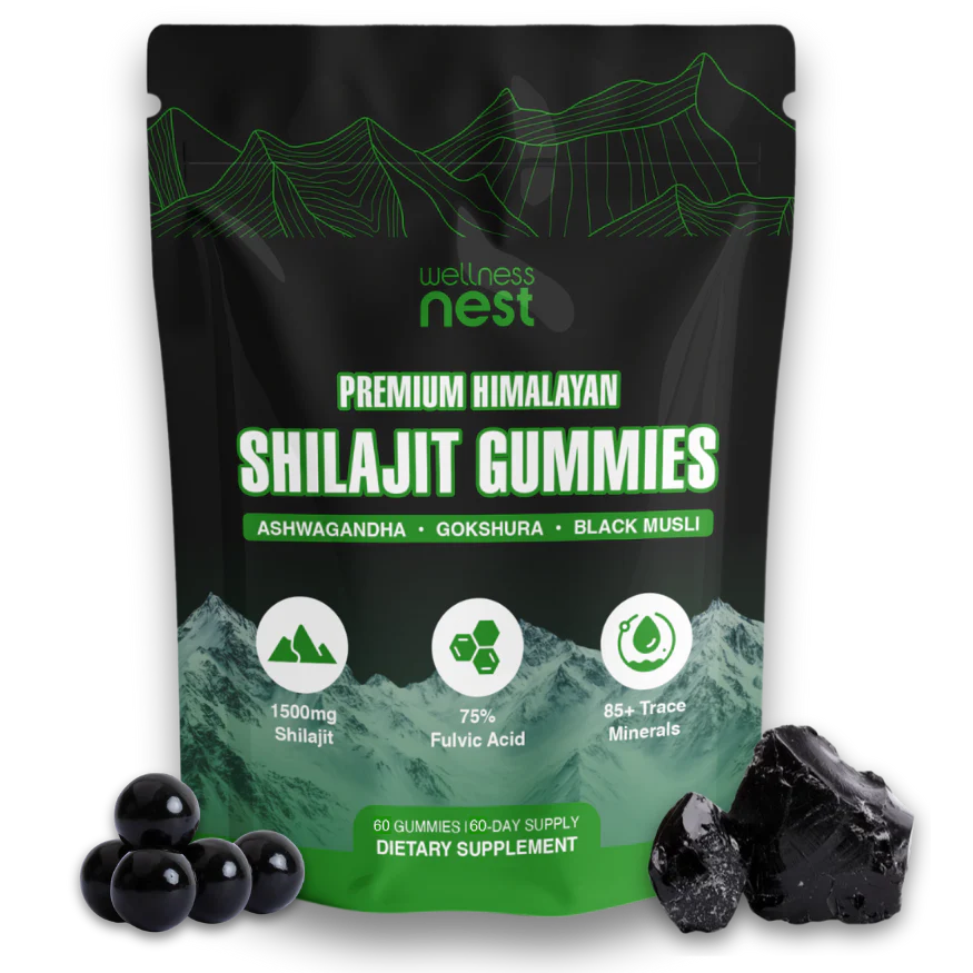 Wellness Nest Shilajit Gummies Package